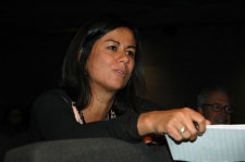 La giornalista Kelly Velasquez, dell'Agenzia France Presse